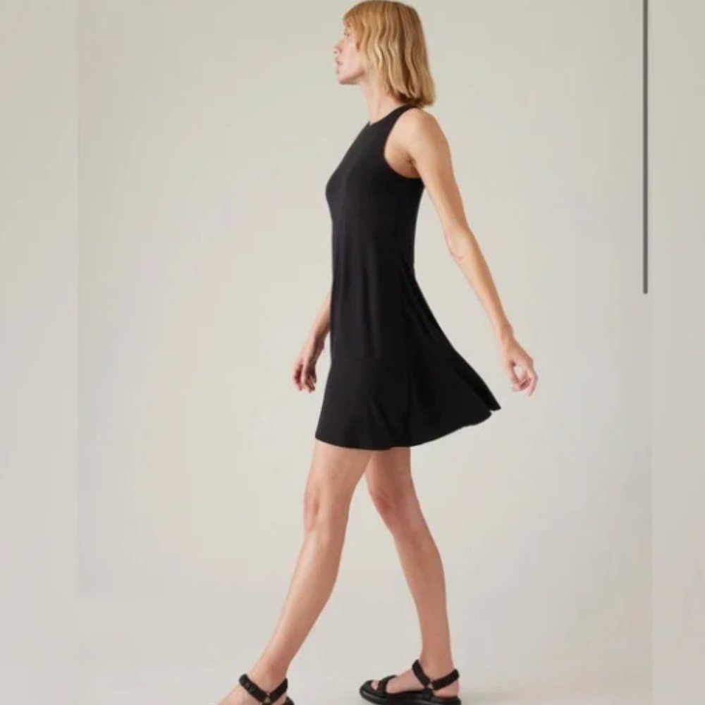 Athleta Santorini Thera Dress black size small